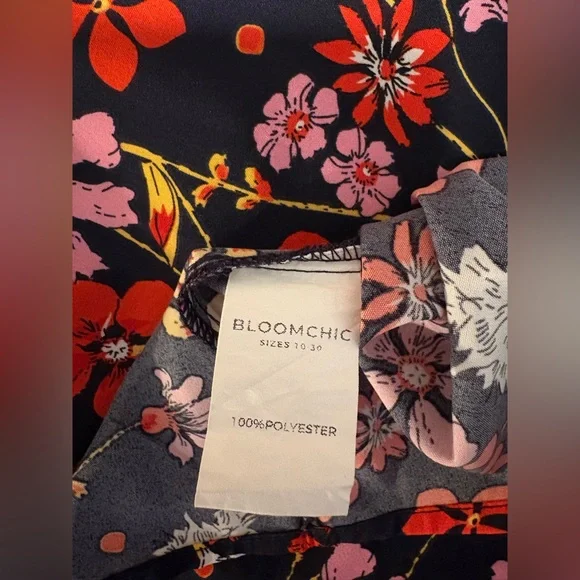 BLOOMCHIC
Sweet Floral Blouse, Navy 22-24 - Picture 9 of 10